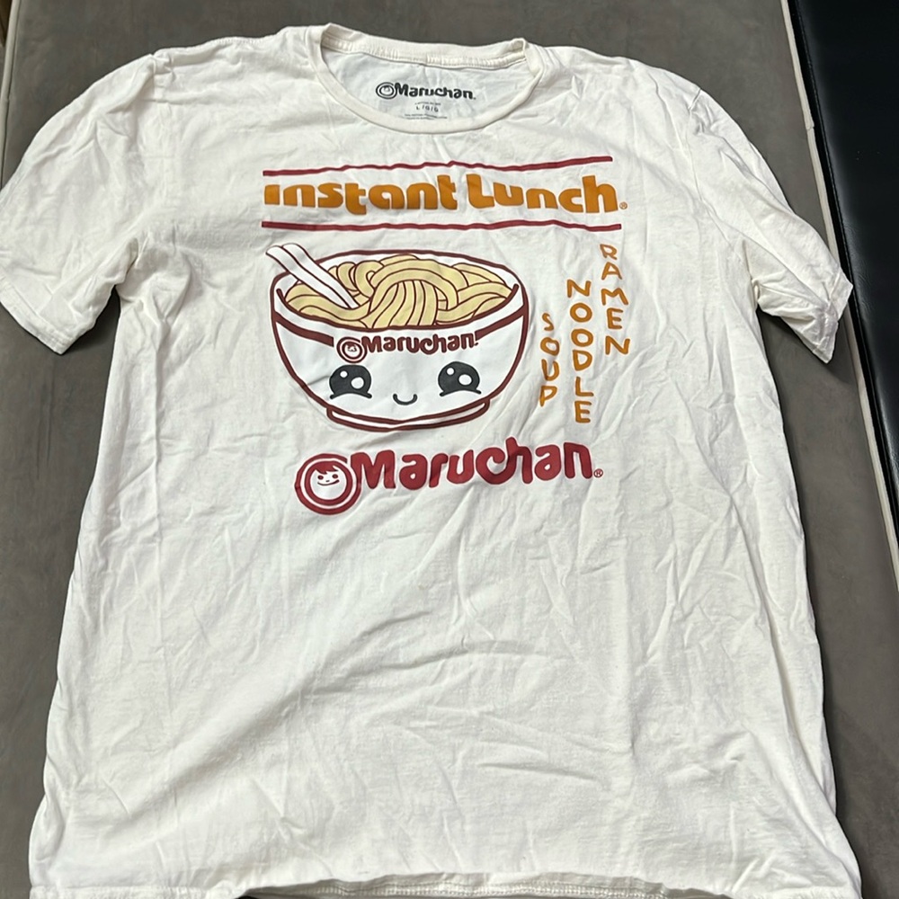 Maruchan instant lunch soup ramen noodle graphic t shirt large